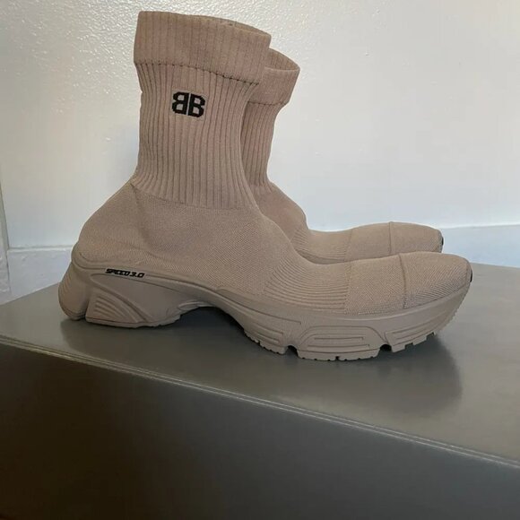 Balenciaga Speed Trainer 3.0 Beige - Picture 1 of 8